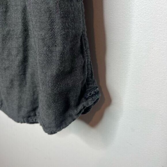 Joe's Jeans Men's Chambray Plaid Long Sleeve Button Up Shirt Gray Size Large - Picture 3 of 12